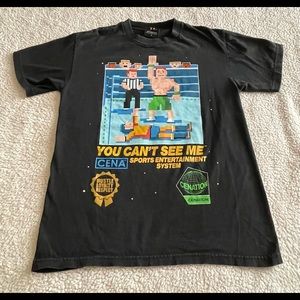 John Cena WWE Wrestling 8-Bit Sports Entertainment You Can’t See Me Shirt Mens L